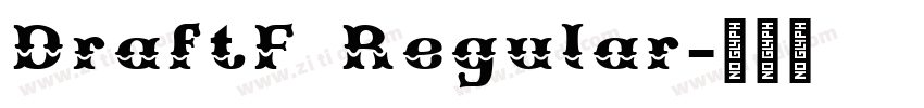 DraftF Regular字体转换